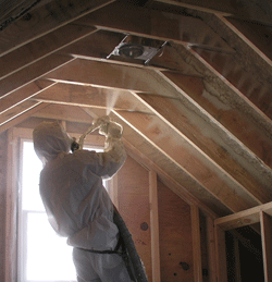 Knoxville TN attic spray foam insulation